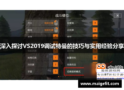 深入探讨VS2019调试特曼的技巧与实用经验分享